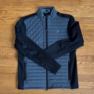 Greyson Men's Lightweight Quilted Jacket - Black and Gray Streamsong Medium New